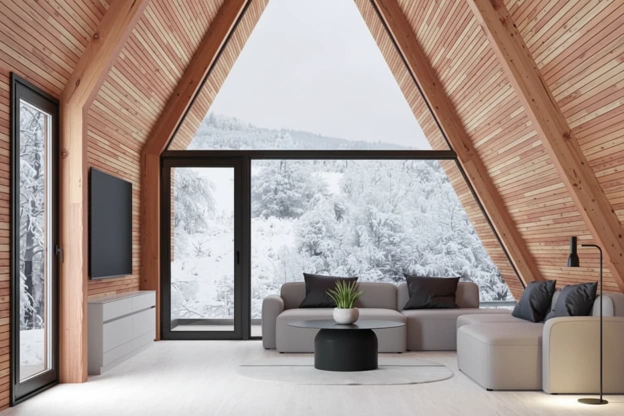 Modern geodesic glamping dome in Lava Hot Springs Idaho